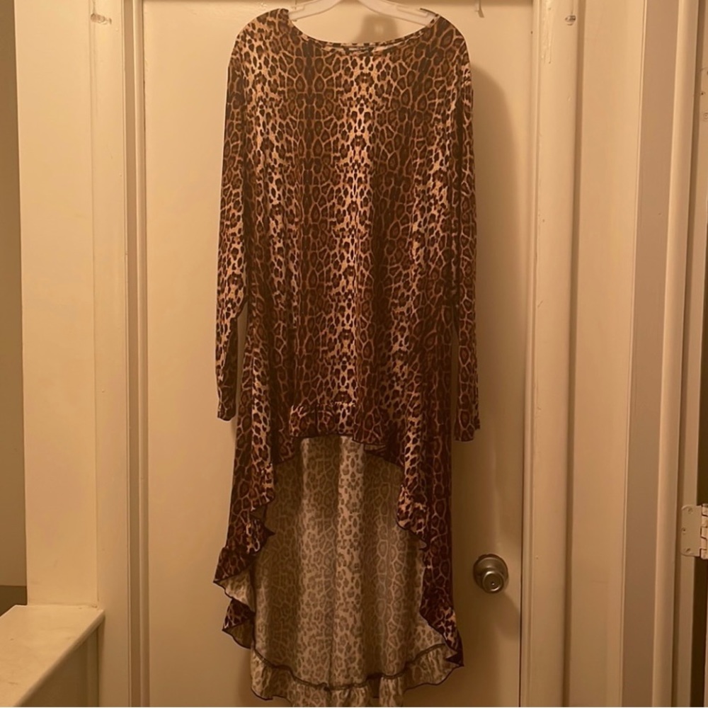 Leopard High Low Top